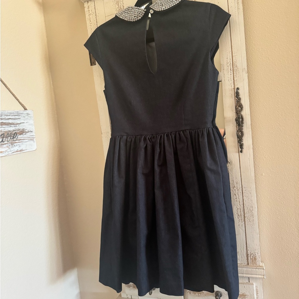 Kate Spade Denim Rhinestone Dress - Picture 5 of 7